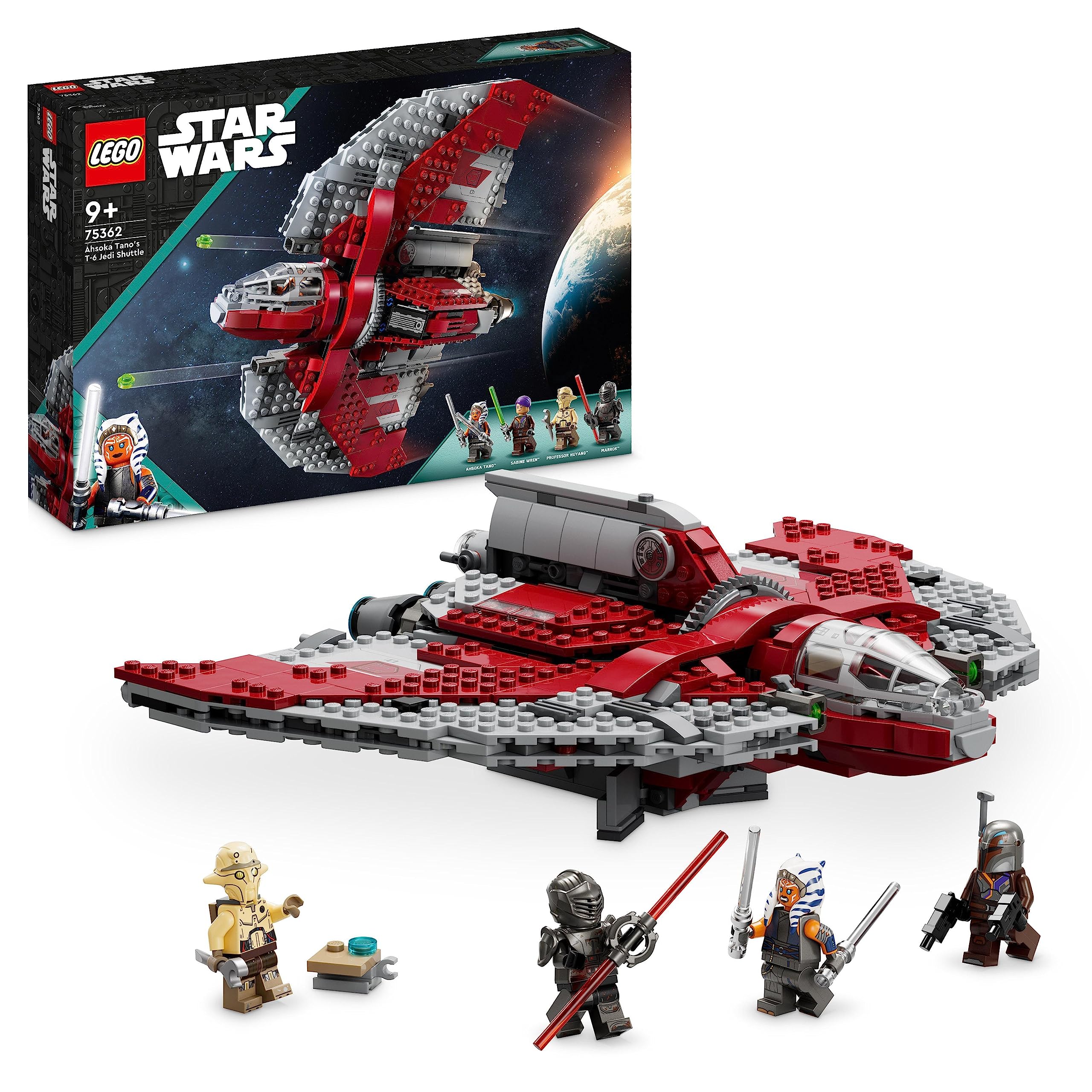 LEGO 75362 SHUTLE JEDI T-6 DI SHSOKA START WARS