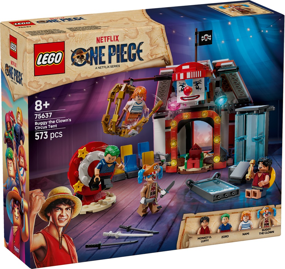 LEGO 75637 LA TENDA DEL CIRCO DI BAGY IL CLOWN ONE PIECE