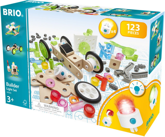 BRIO 34593 SET COSTRUZIONI CON LUCI