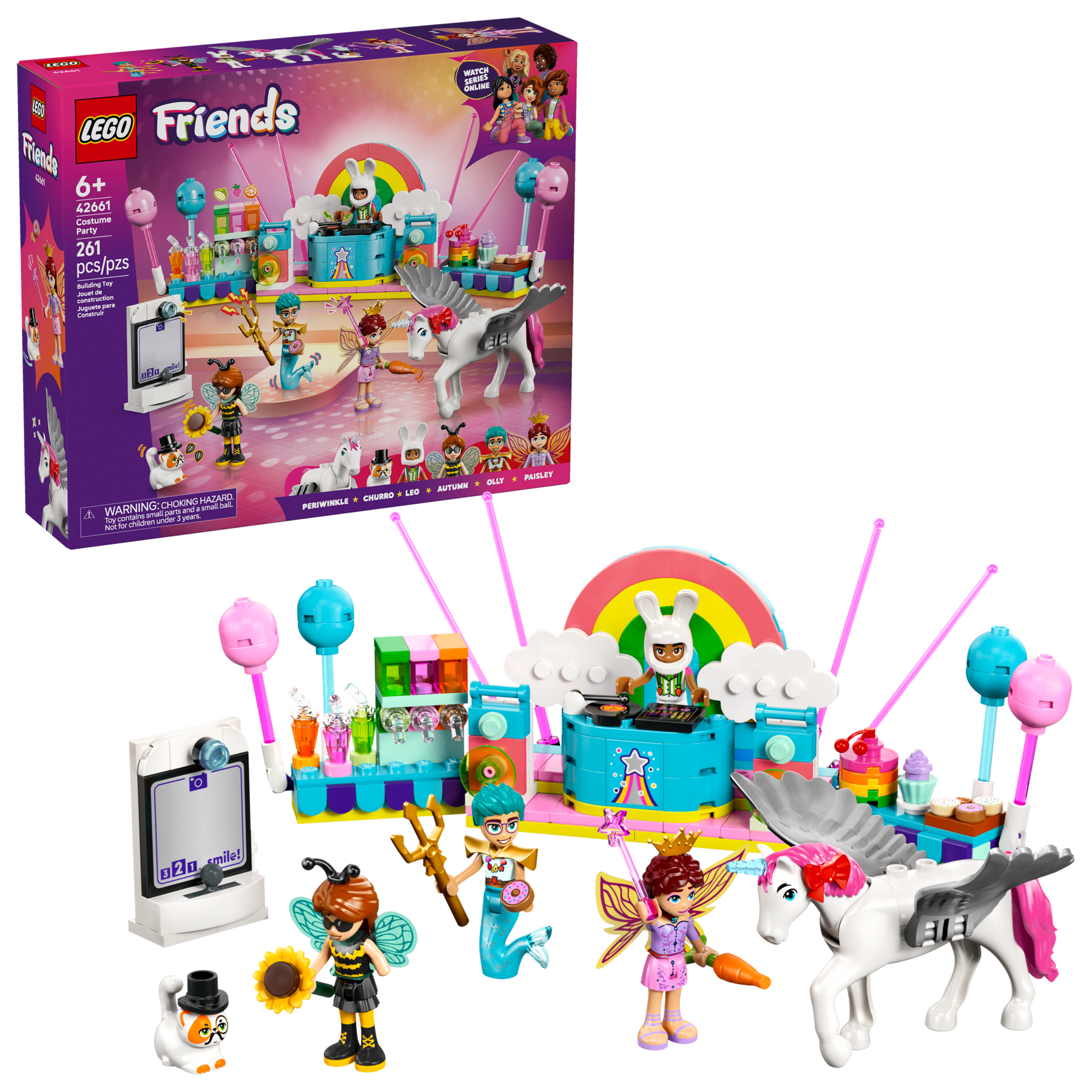 LEGO 42661 PARTY IN COSTUME CON UNICORNO E FATINA FRIENDS