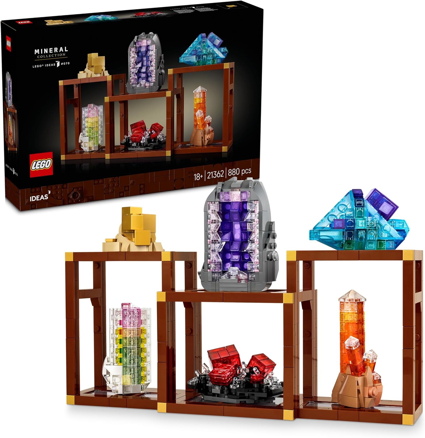 LEGO 21362 COLELZIONE DI MINERALI IDEAS