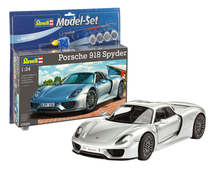 REVELL 67026 KIT DI MONTAGGIO PORSCHE 918 SPYDER SCALA 1/24