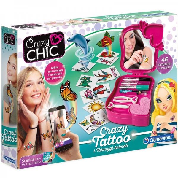 CLEMENTONI 15147 CRAZY CHIC MAGIC TATTOO