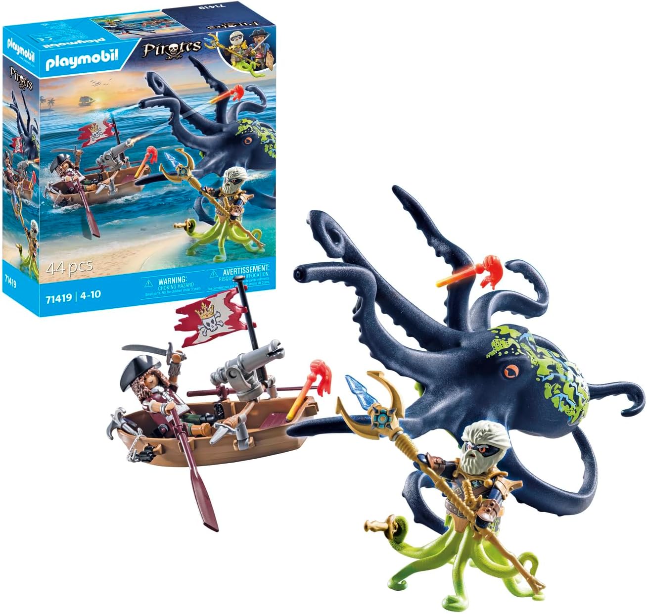 PLAYMOBIL 71419 PIRATA CONTRO PIOVRA GIGANTE