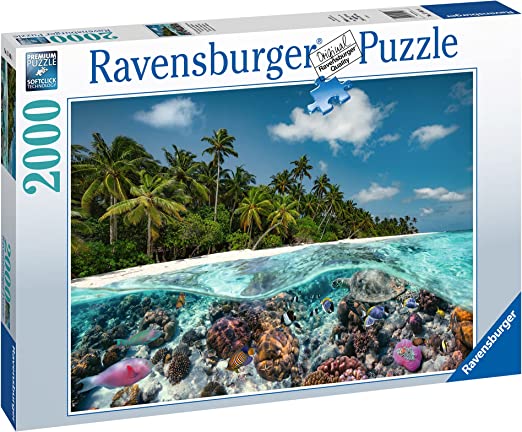 RAVENSBURGER 17441 PUZZLE DA 2000 PZ. UN TUFFO ALLE MALDIVE