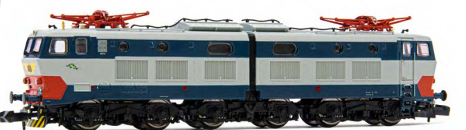 ARNOLD HN2533 LOCOMOTIVA ELETTRICA E656 BLU GRIGIO SCALA N