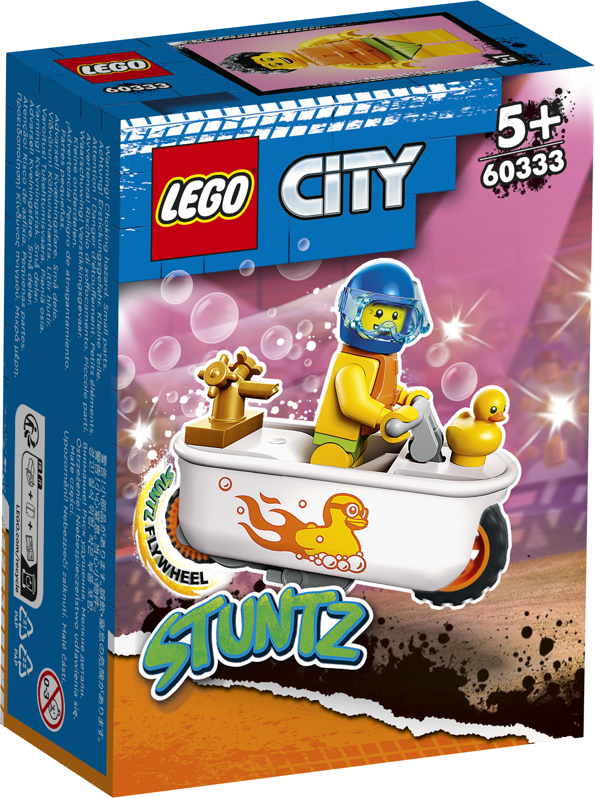 LEGO 60333 STUNT BIKE VASCA DA BAGNO CITY STUNTZ