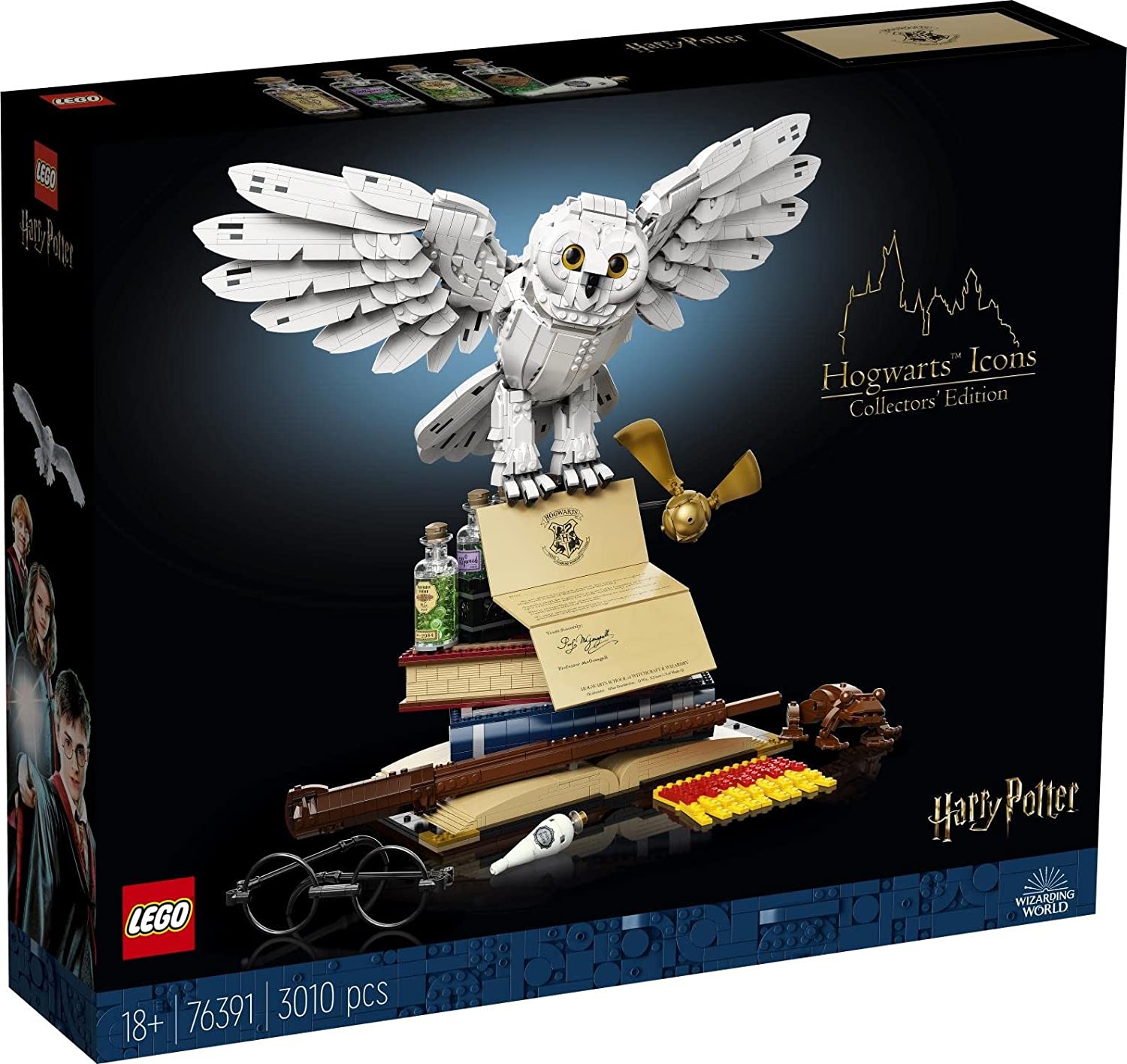 LEGO 76391 ICONE DI HOGWARTS HARRY POTTER EDIZIONE DEL COLLEZIONISTA