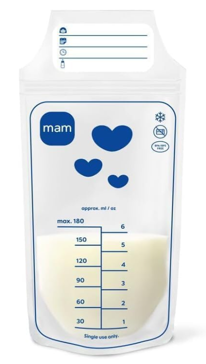 MAM 615 MILK BAG SACCHETTI LATTE MATERNO 25pz