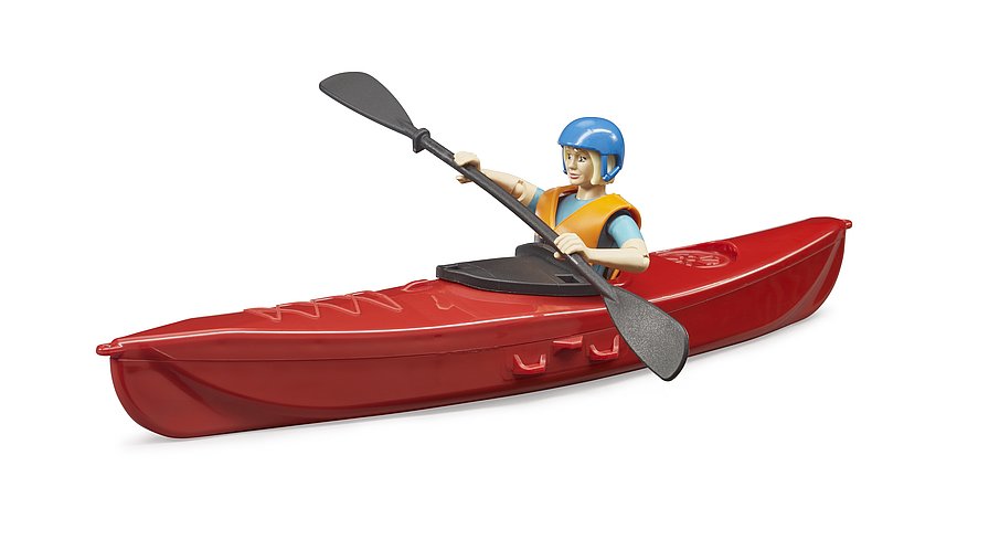 BRUDER 63155 KAYAK CON PERSONAGGIO