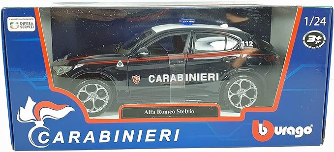 BURAGO 390771 ALFA ROMEO STELVIO CARABINIERI SCALA 1/24