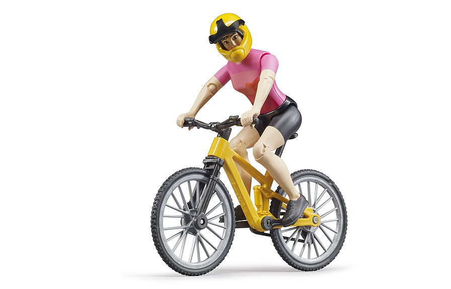 BRUDER 63111 MOUNTAIN BIKE CON CICLISTA