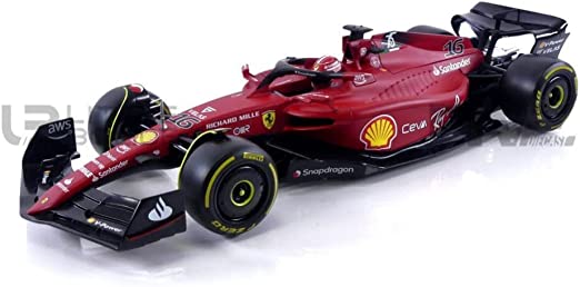 BURAGO 927772 FERRARI F1-75 LECLERC SCALA 1/18