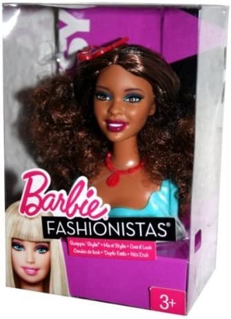 MATTEL V7150 BARBIE TESTA FASHIONISTAS CREA IL LOOK