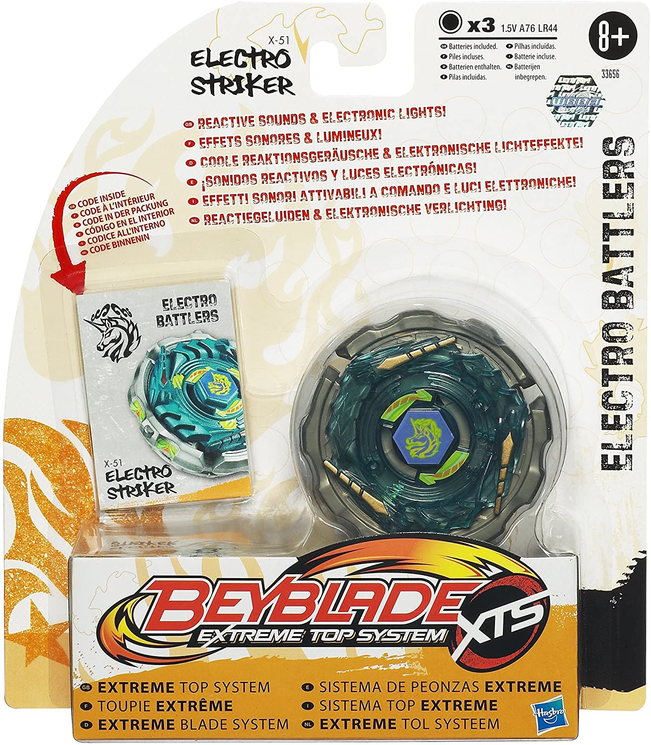 HASBRO 31835186 BEY BLADE ELECTRO BATTLER SOGGETTI ASSORITI