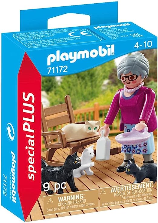 PLAYMOBIL 71172 NONNA CON GATTI