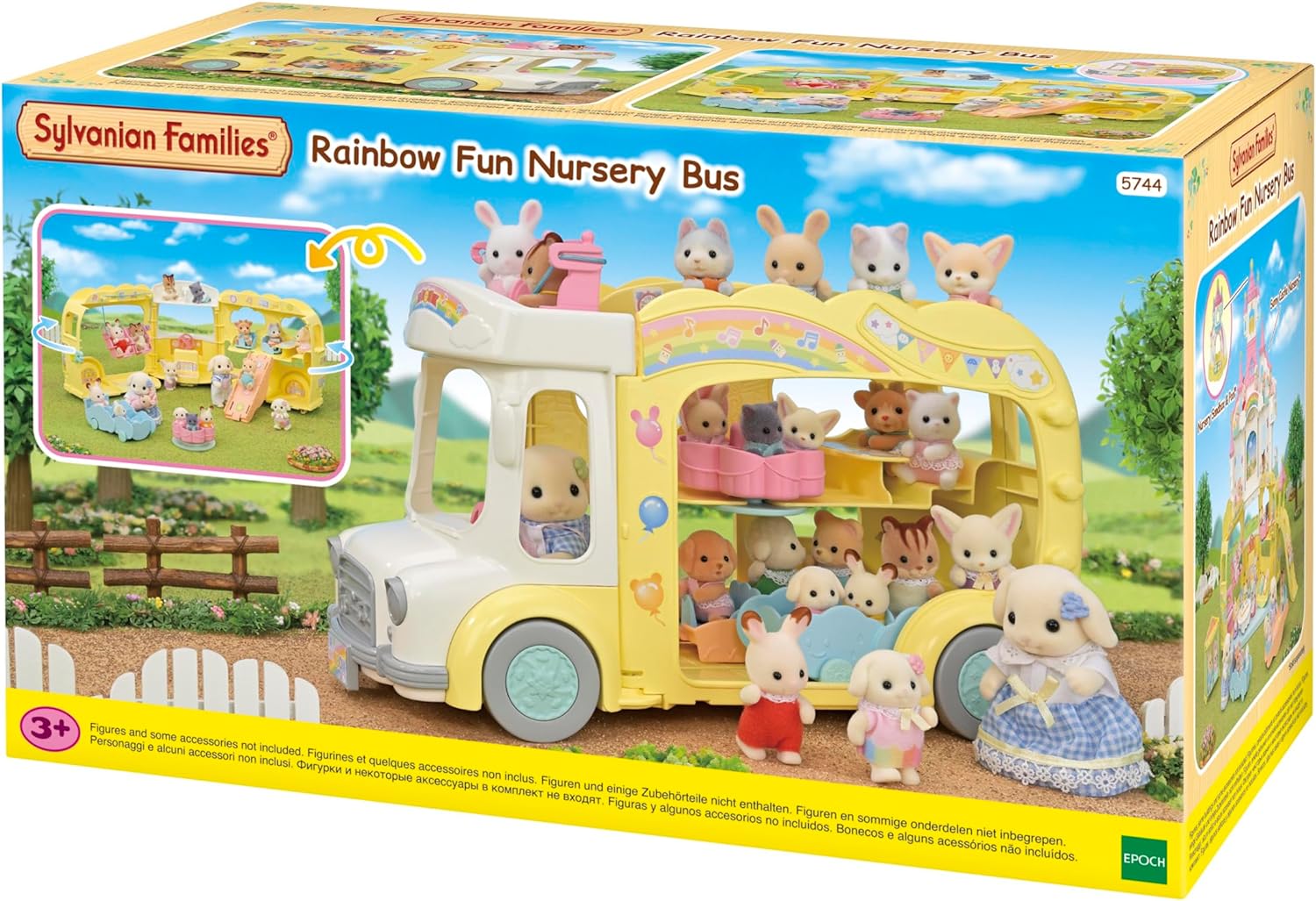 SYLVANIAN FAMILIES 5744 IL BUS ARCOBALENO SOLE