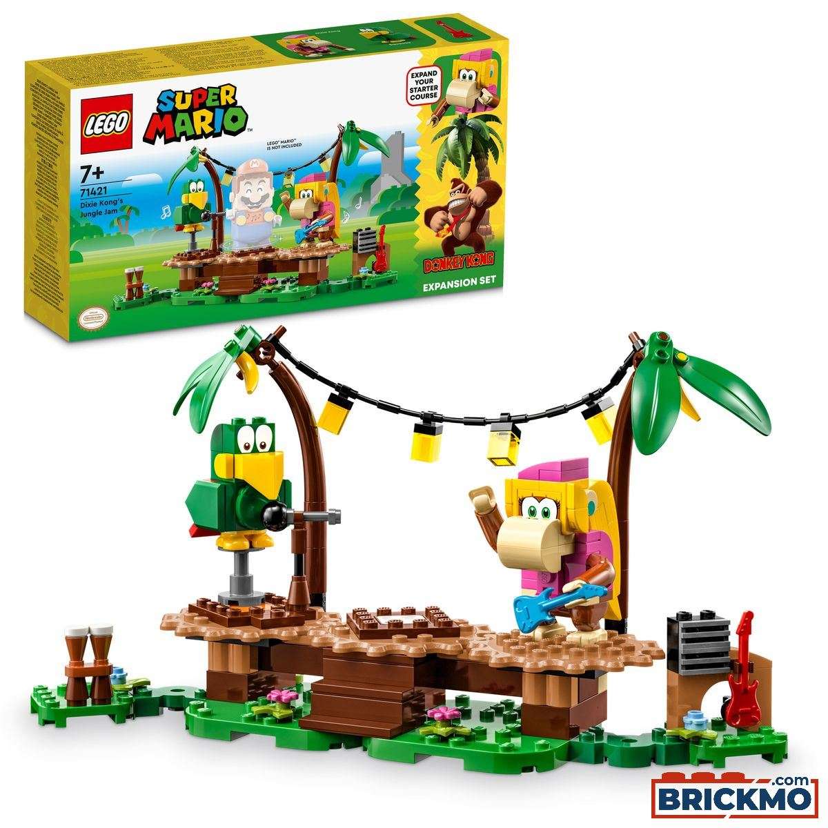 LEGO 71421 PACK DI ESPANSIONE CONCERTO NELLA GIUNGLA DI DIXIE KONG SUPER MARIO