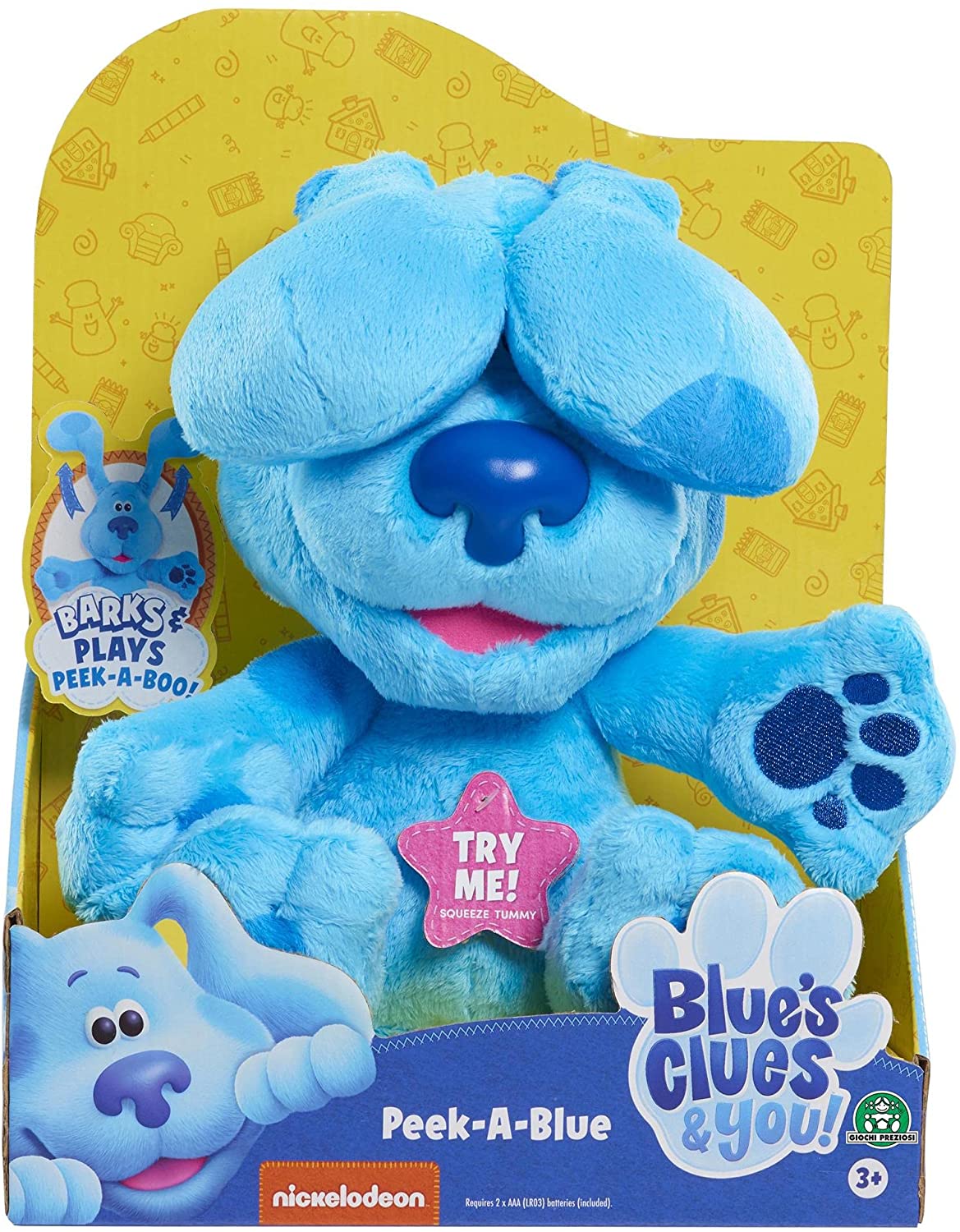 GIOCHI PREZIOSI BLU02100 BLUES CLUES PELUCHE CUCU' BLU