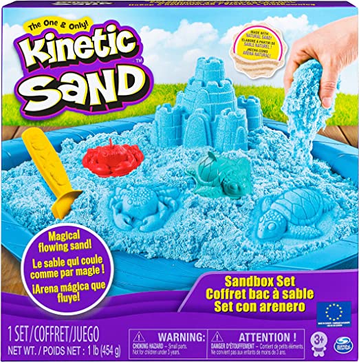 SPINMASTER 6024397 KINETIC SAND PLAYSET CASTELLO BLU