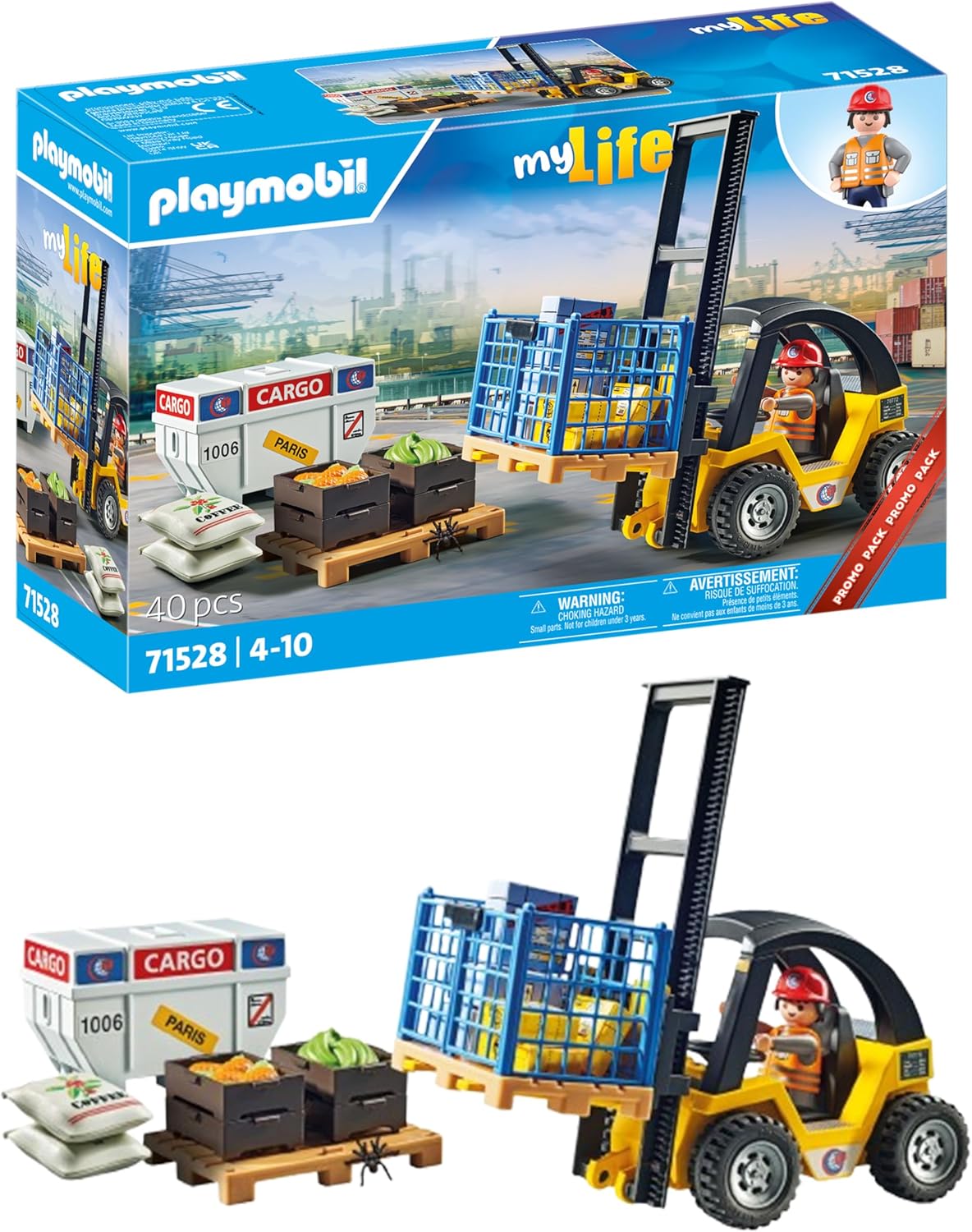 PLAYMOBIL 71528 CARRELLO ELEVATORE