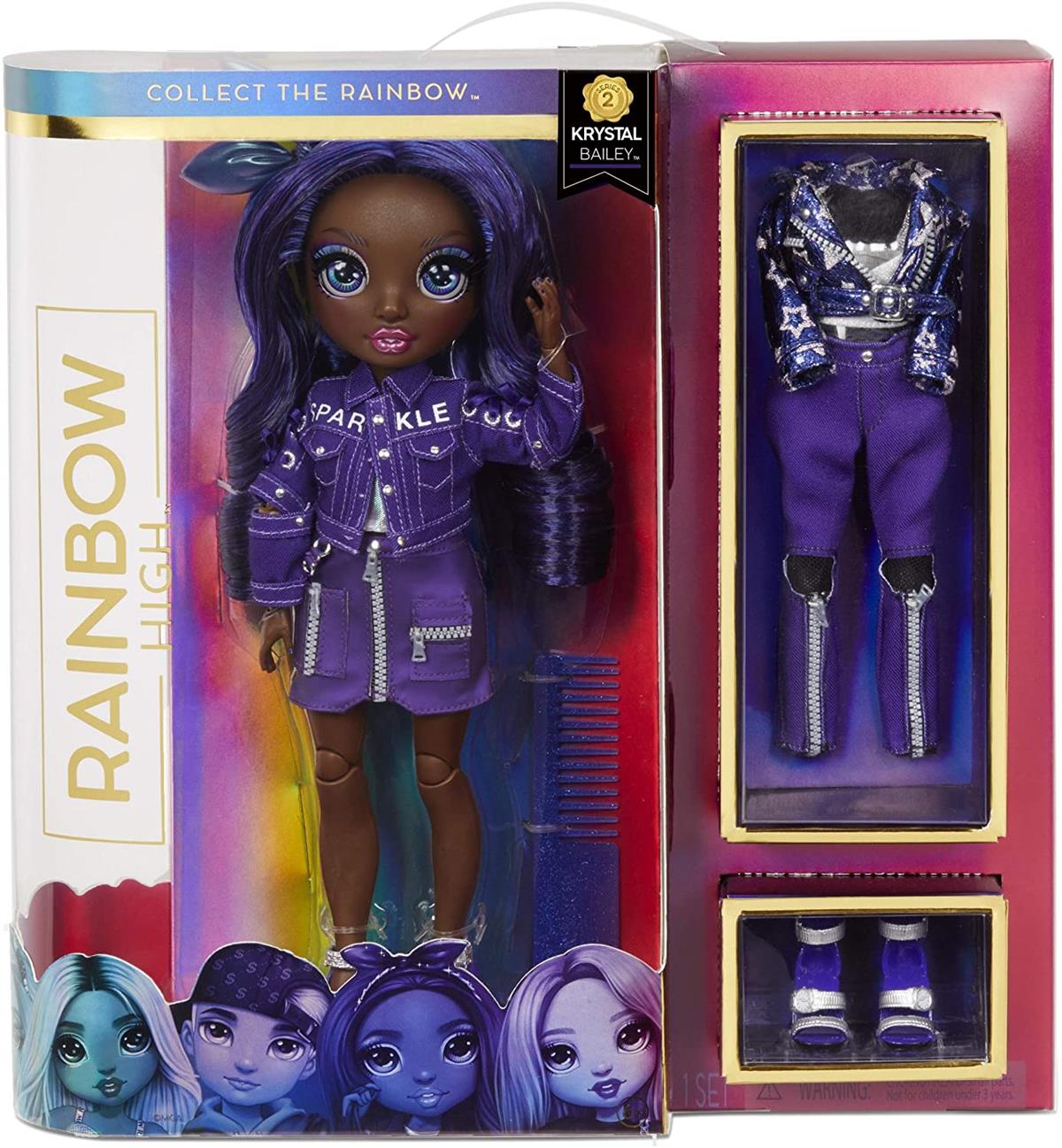 MGA 572114 RINBOW HIGH FASHION DOLL KRISTAL BAILEY