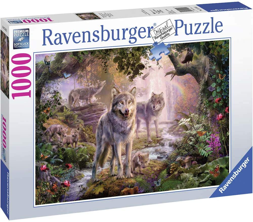 RAVENSBURGER 15185 PUZZLE DA 1000 PZ. LUPI D'ESTATE