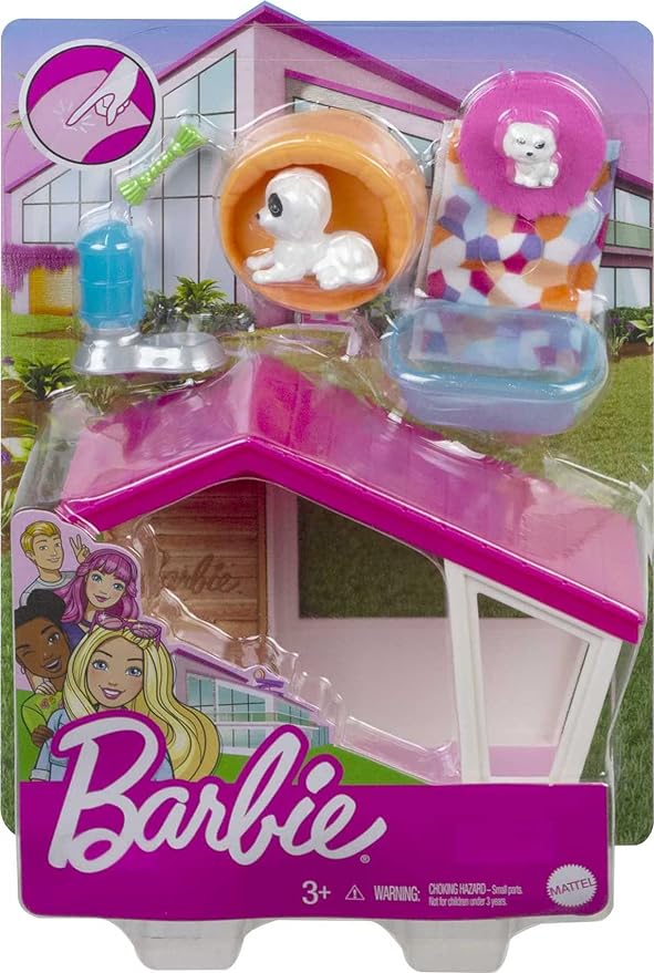 MATTEL GRG78 BABRIE MINI PLAYSET CUCCIA DEL CANE