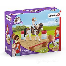 SCHLEICH 2542441 HORSE CLUB HANNA CIRCUITO EQUITAZIONE AMERICANA