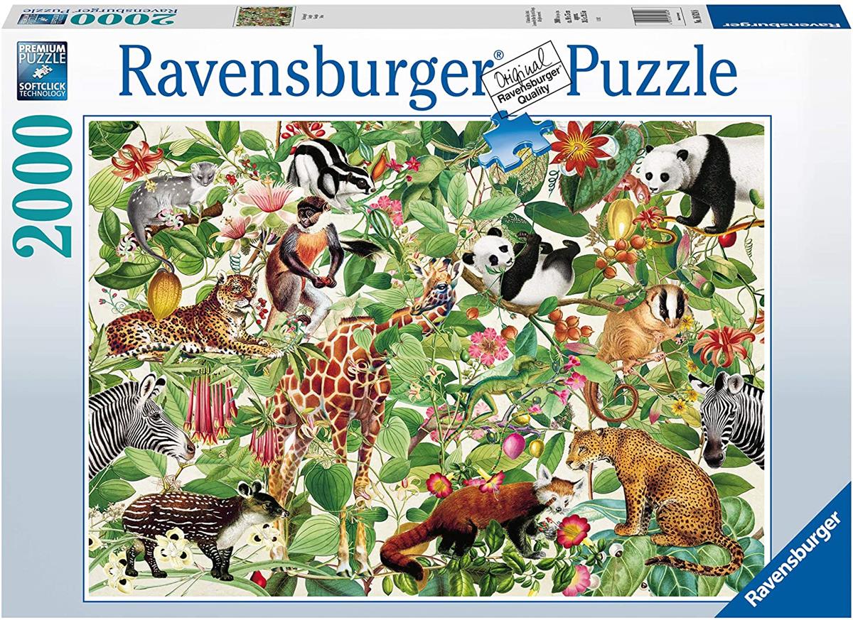 RAVENSBURGER 16824 PUZZLE DA 2000 PZ. GIUNGLA