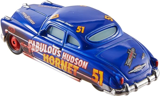 MATTEL DXV70 CARS DIRT TRACK HUDSON HORNET DIE CAST