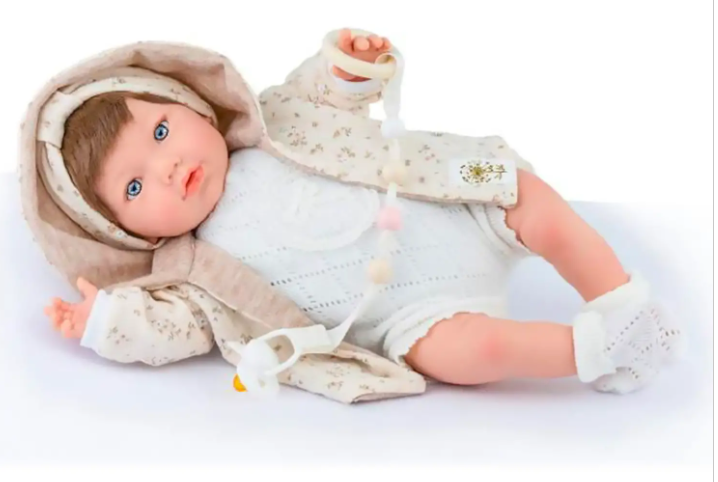 MARINA PAU 3001 BAMBOLA REBORN ALINA MOUSSELINE CM.45