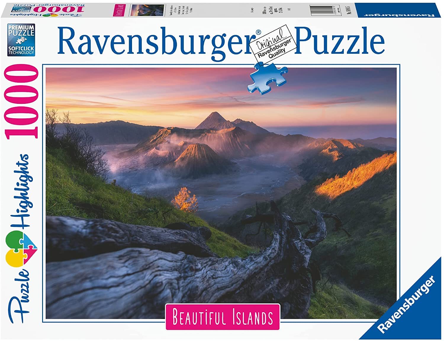 RAVENSBURGER 16911 PUZZLE DA 1000 PZ. MONTE BROMO INDONESIA