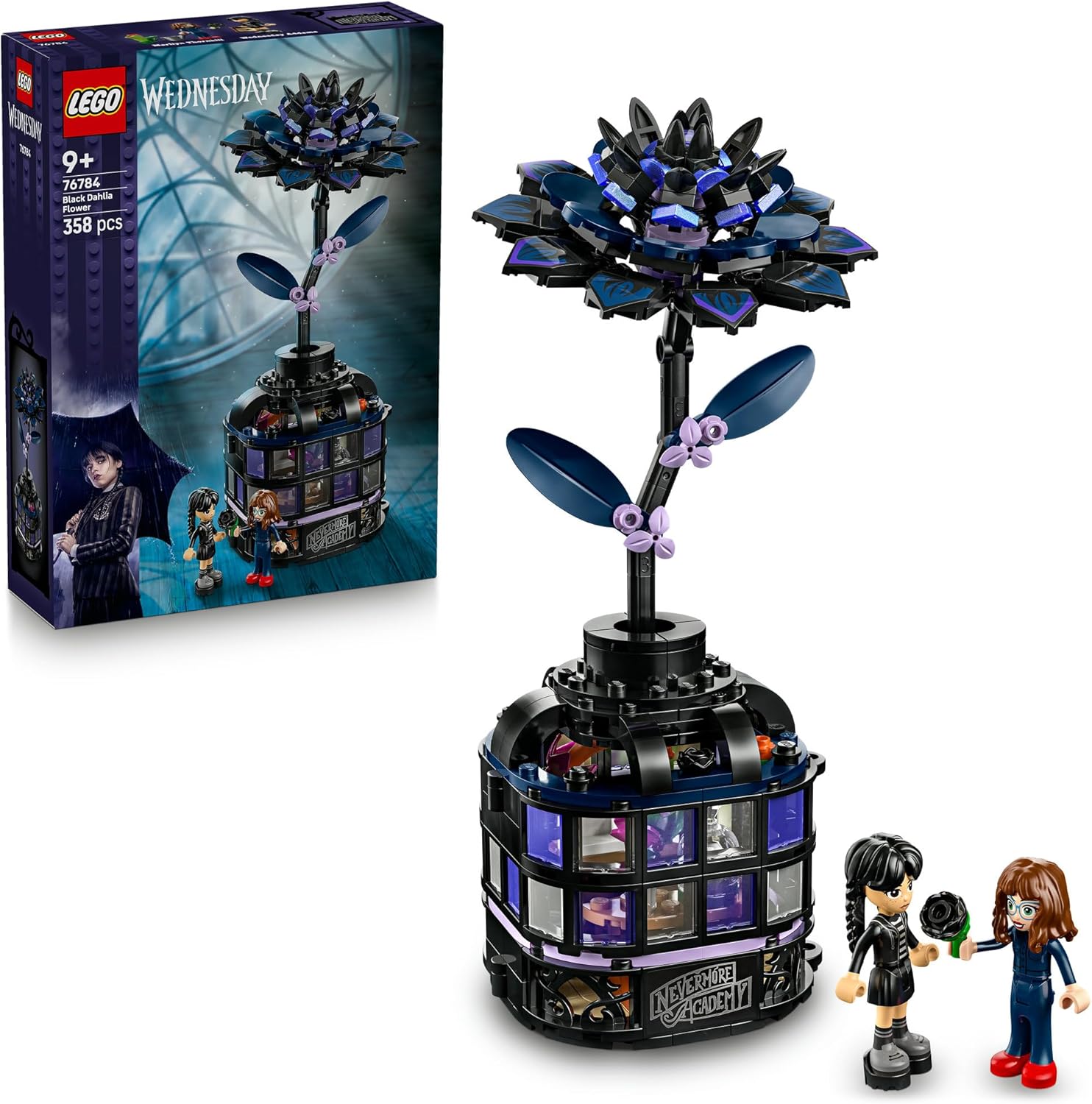 LEGO 76784 FIORE DI DALIA NERO WEDNESDAY