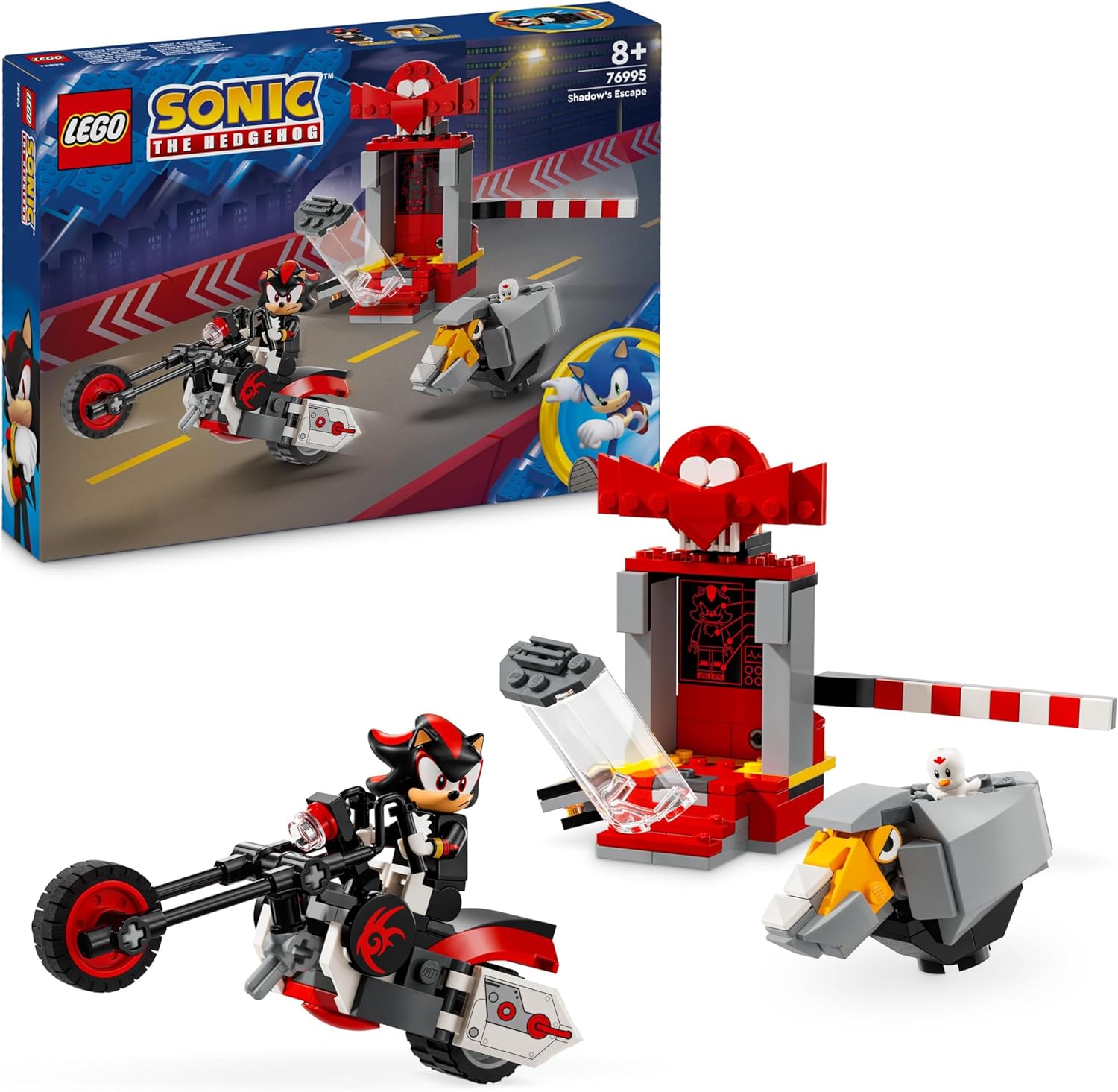 LEGO 76995 LA FUGA DI SHADOW THE HEDGEHOG SONIC