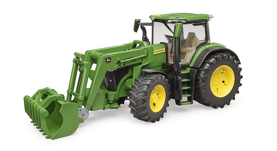 BRUDER 03151 TRATTORE JOHN DEERE 7R 350 CON BENNA