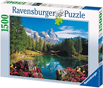 RAVENSBURGER 16341 PUZZLE DA 1500 PZ. LAGO ALPINO CON CERVINO