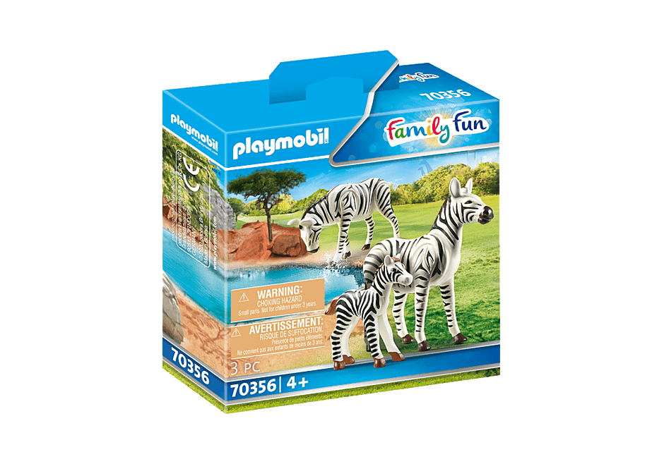 PLAYMOBIL 70356 FAMIGLIA DI ZEBRE