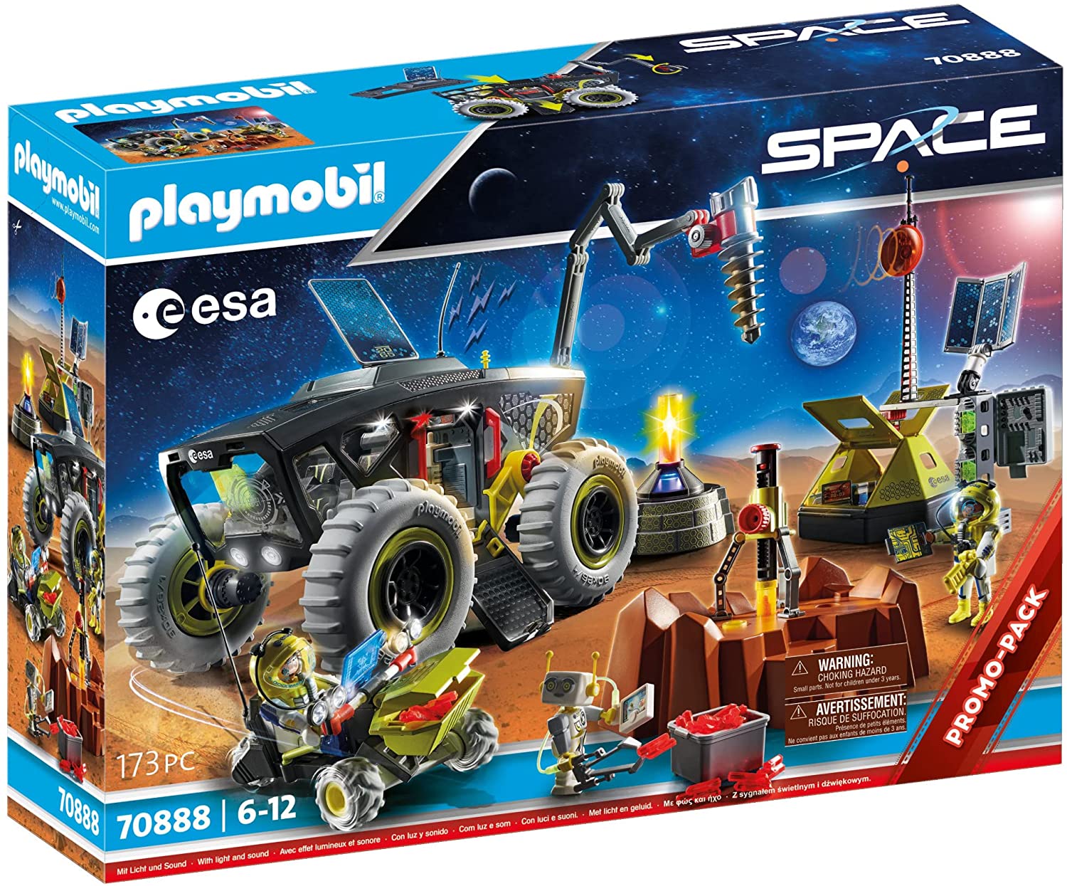 PLAYMOBIL 70888 ESA MISSIONE SU AMRTE CON VEICOLI