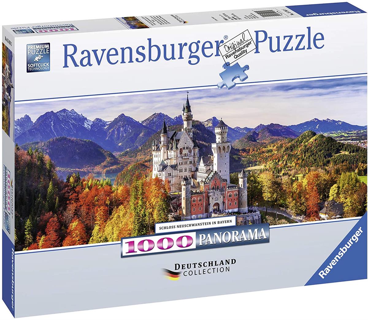 RAVENSBURGER 15161 PUZZLE DA 1000 PZ. CASTELLO DI NEUSCHWANSTEIN BAVARIA