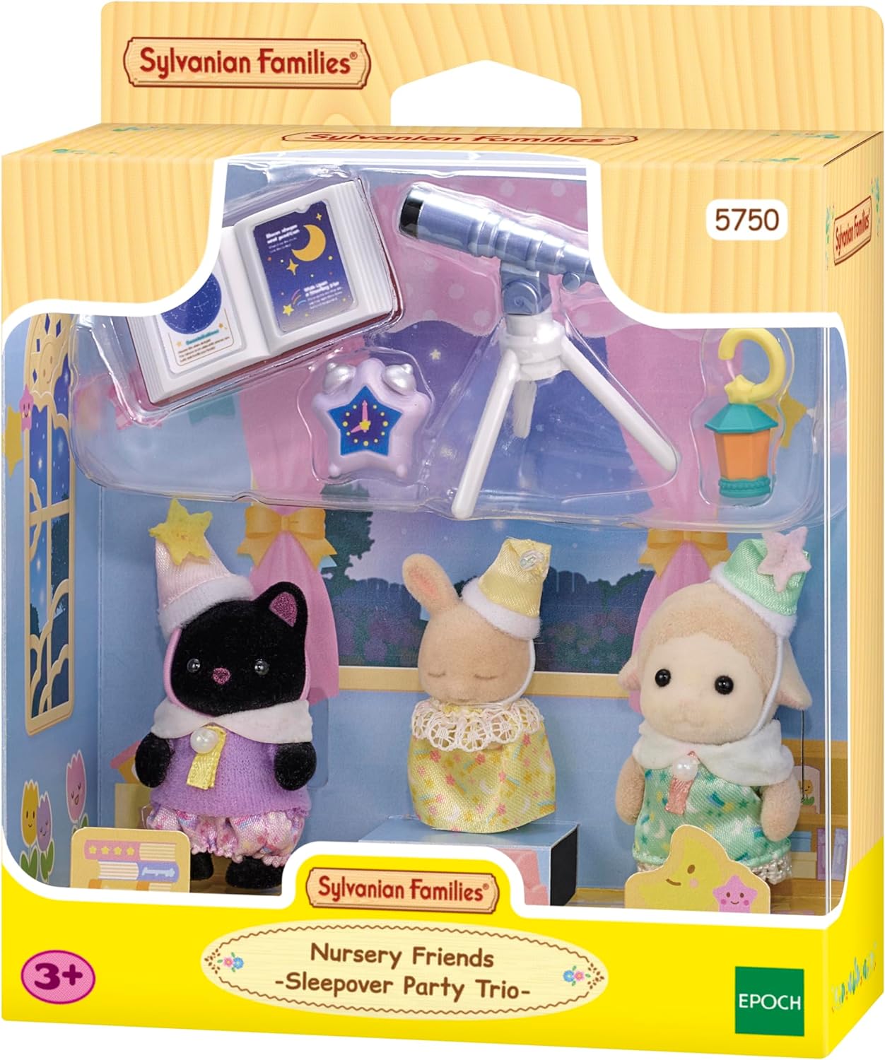 SYLVANIAN FAMILIES 5750 AMICI DELL'ASILO TRIO PIGIAMA PARTY