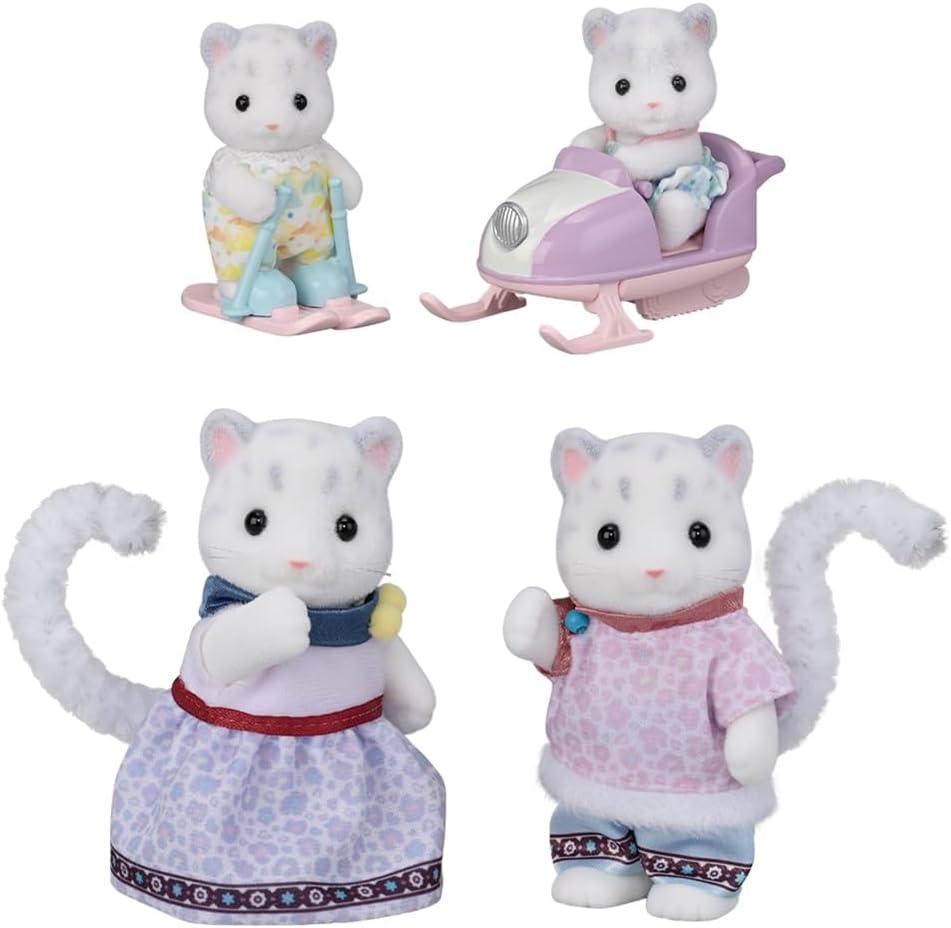 SYLVANIAN FAMILIES 5814 FAMIGLIA LEOPARDO DELLE NEVI