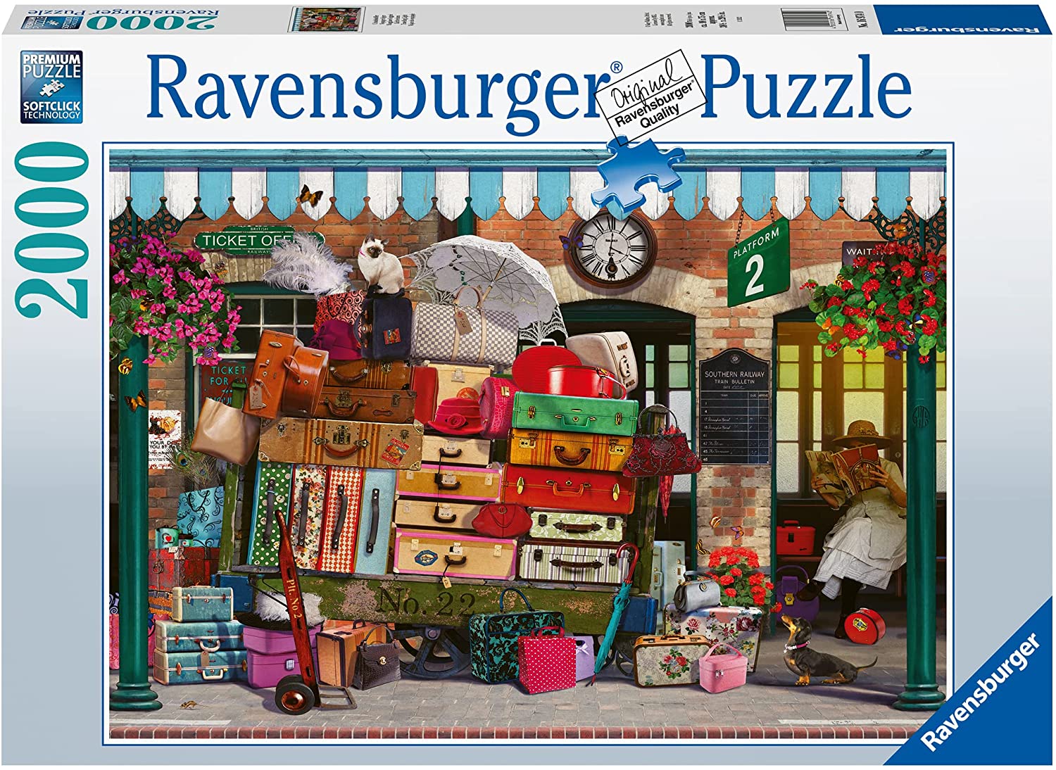 RAVENSBURGER 16974 PUZZLE DA 2000 PZ. VAGGIARE LEGGERI