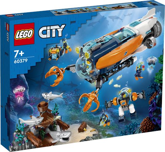 LEGO 60379 SOTTOMARINO PER ESPLORAZIONI ABISALI CITY
