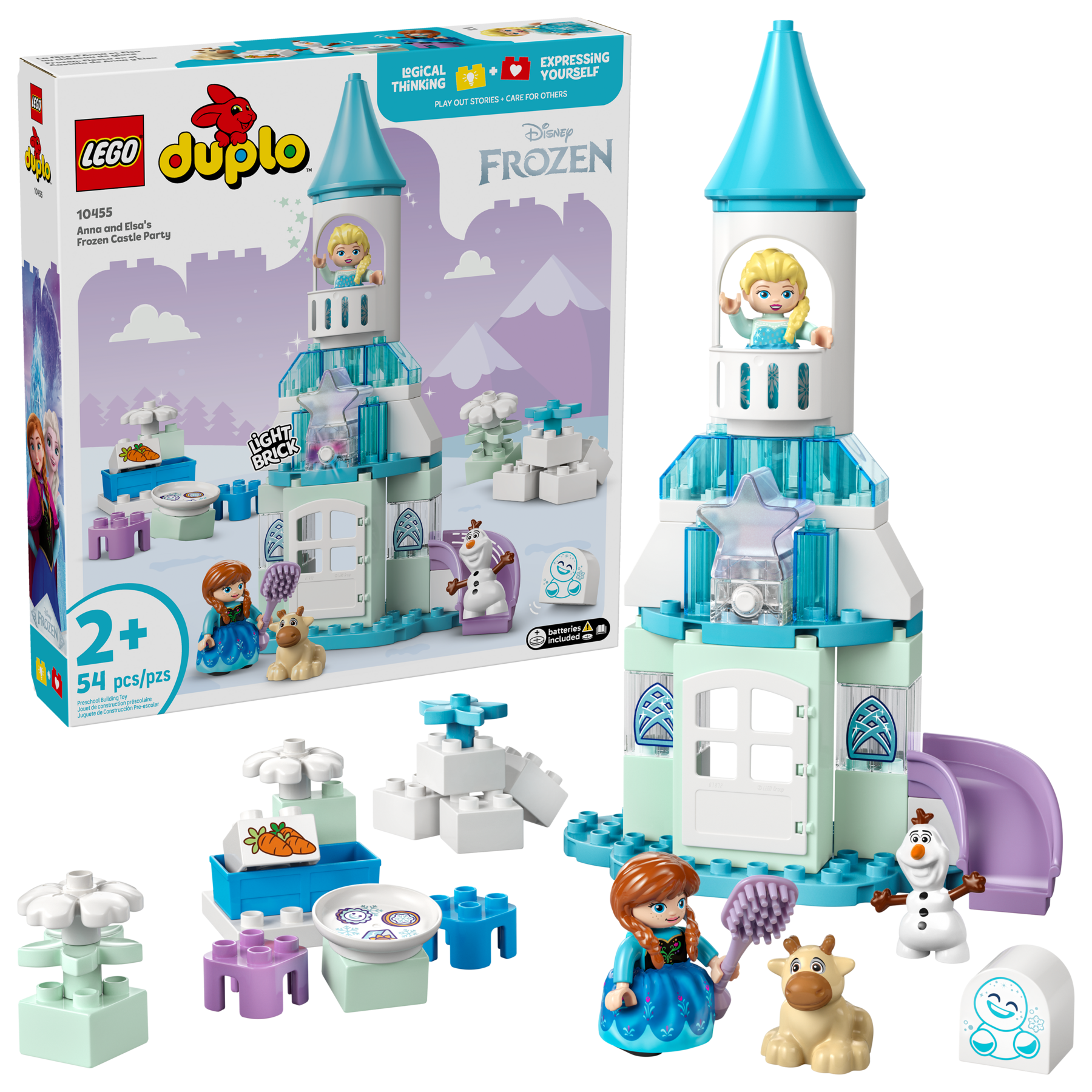 LEGO 10455 LA FESTA AL CASTELLO DI ANNA ED ELSA FROZEN DUPLO DISNEY