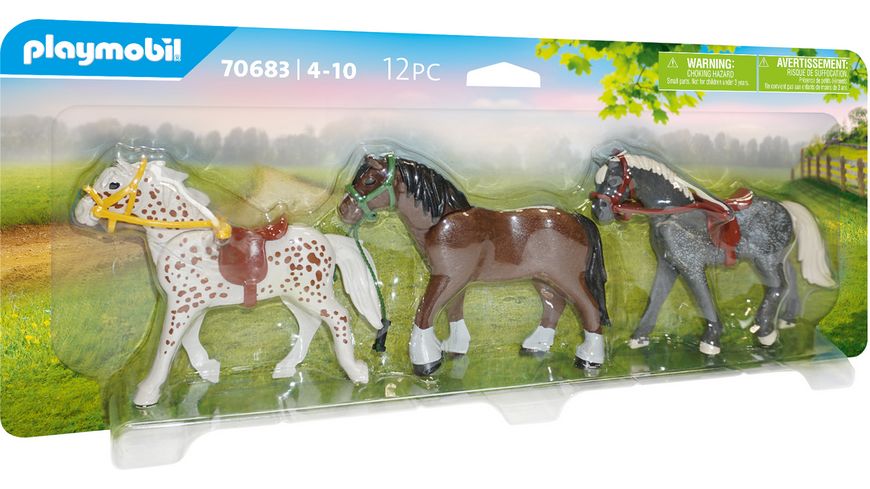 PLAYMOBIL 70683 3 PONY