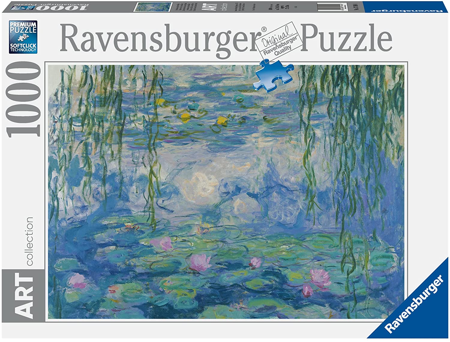 RAVENSBURGER 17171 PUZZLE DA 1000 PZ. MONET WATERLILIES