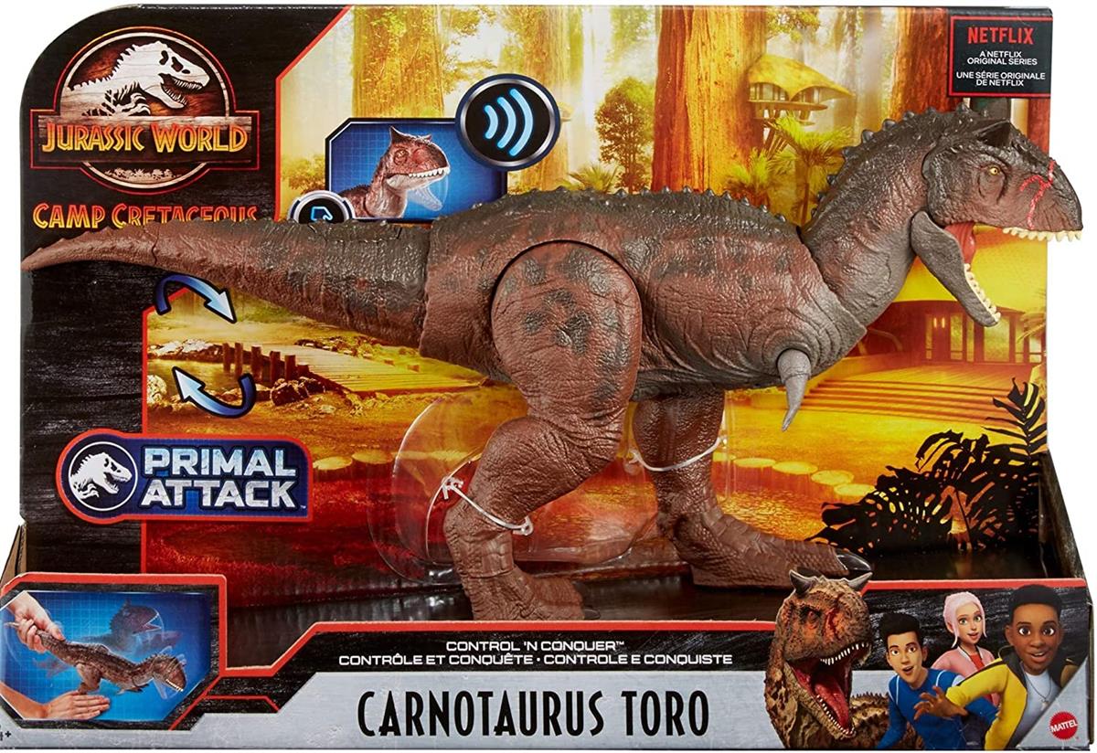 MATTEL GNL07 JURASSIC WORLS CARNOTAURO TORO