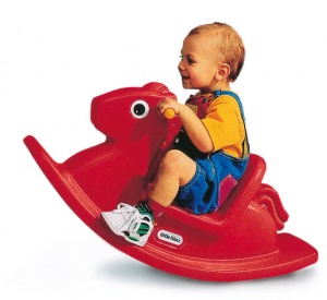 LITTLE TIKES 9001670 CAVALLO A DONDOLO ROSSO