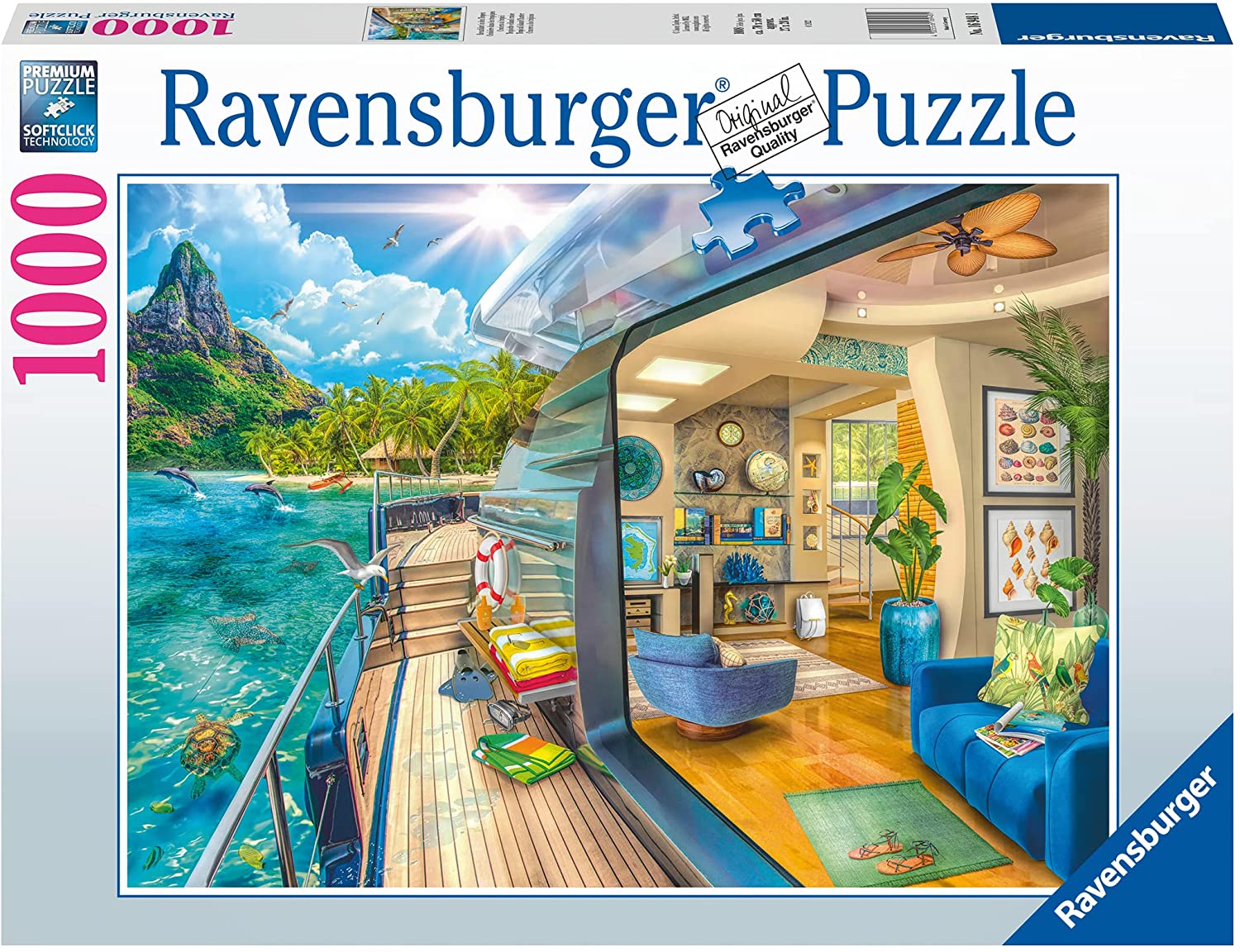 RAVENSBURGER 16948 PUZZLE DA 1000 PZ. CROCIERA AI TROPICI